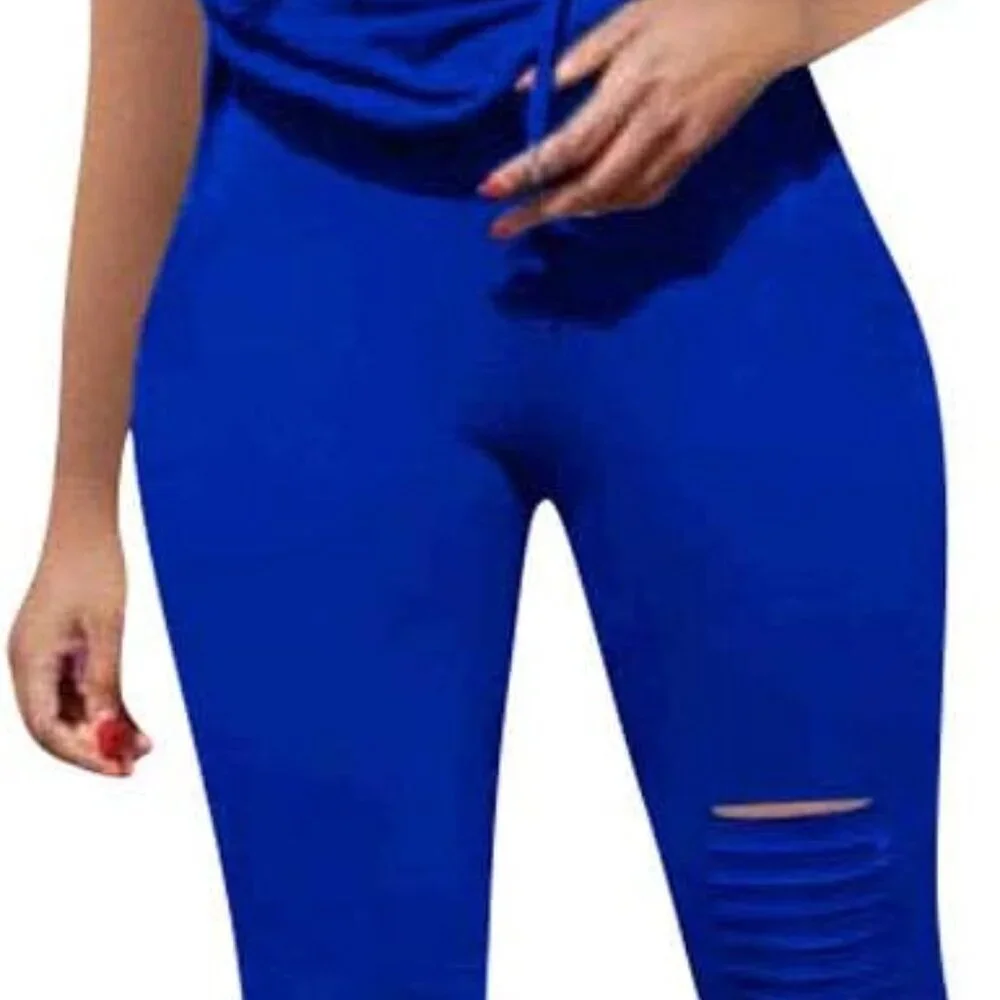 Stylish Women's Casual Tracksuit Set - Short Sleeve Hoodies & Long Pants